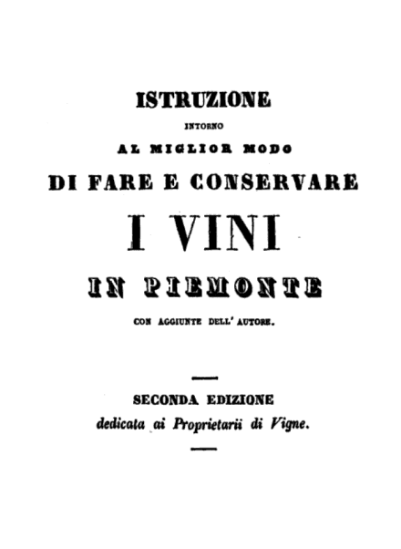 Libro Staglieno Istruzione 1837