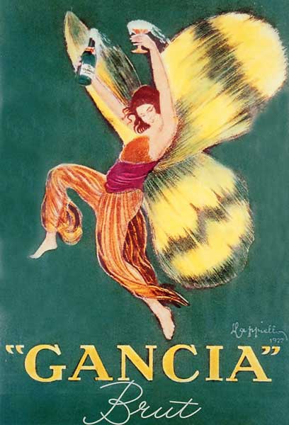 Gancia DONNA FARFALLA, Leonetto Cappiello 1922